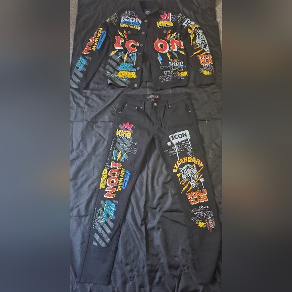 Men Two piece jean set - Picture 1 of 3